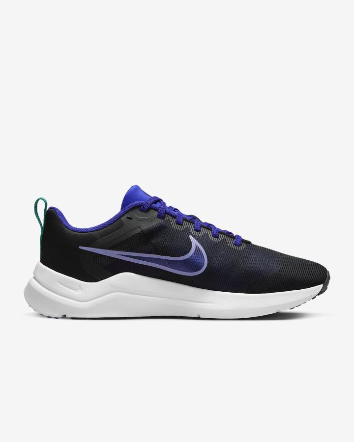 Nike Downshifter 12 Road Ženske Tenisiće Crne Bijele | HR-56127BIEQ