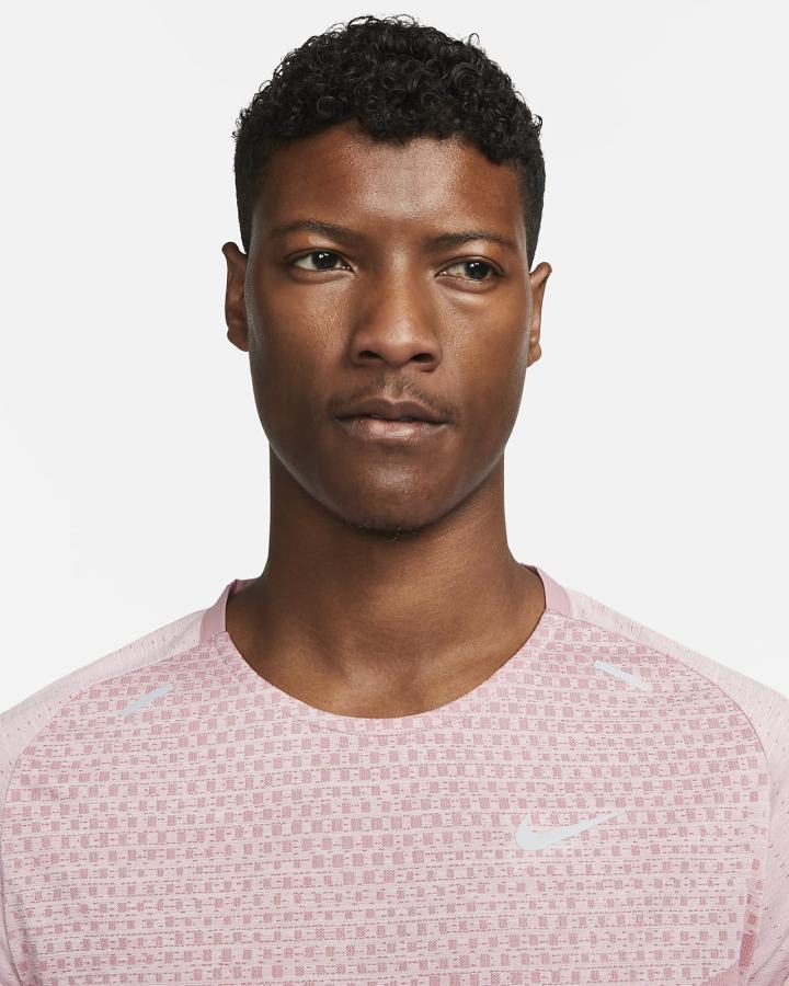 Nike Dri-FIT ADV TechKnit Ultra Short-Sleeve Muške Majice Roze | HR-25947PUKT