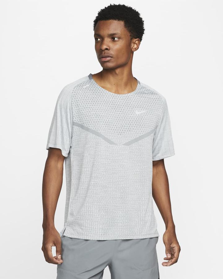 Nike Dri-FIT ADV TechKnit Ultra Short-Sleeve Muške Majice Sive | HR-29138QOHB