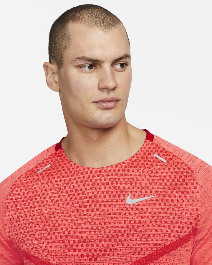 Nike Dri-FIT ADV TechKnit Ultra Short-Sleeve Muške Majice Svijetlo Crvene | HR-60852OINQ