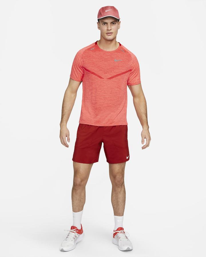 Nike Dri-FIT ADV TechKnit Ultra Short-Sleeve Muške Majice Svijetlo Crvene | HR-60852OINQ