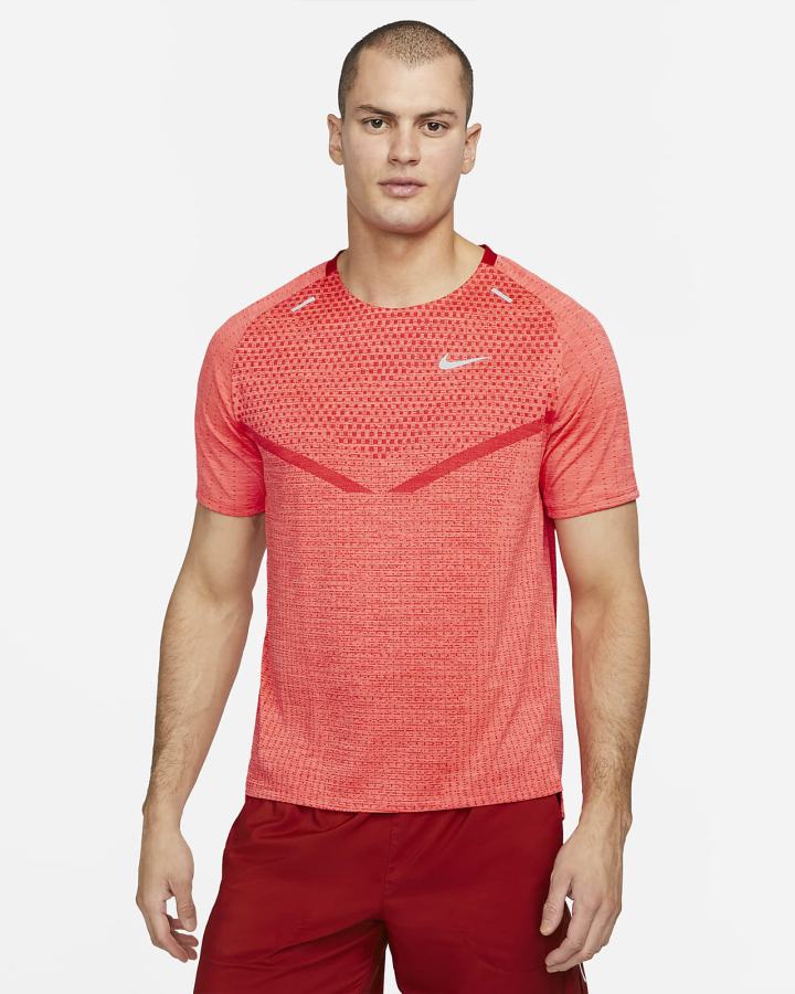 Nike Dri-FIT ADV TechKnit Ultra Short-Sleeve Muške Majice Svijetlo Crvene | HR-60852OINQ