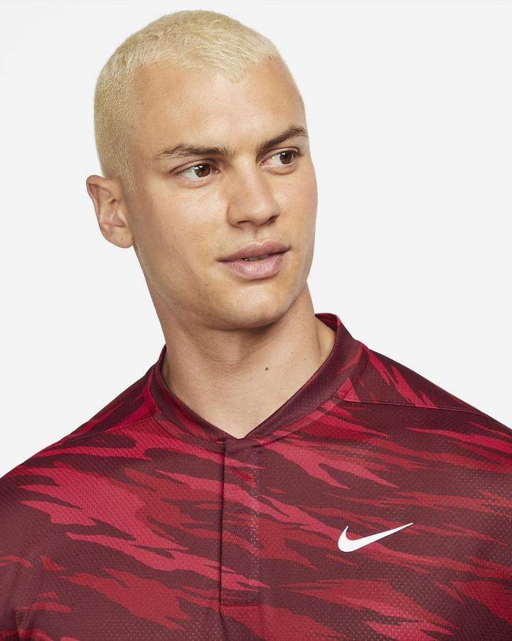 Nike Dri-FIT ADV Tiger Woods Golf Muške Polo Majice Bordo Bijele | HR-34215HUXP