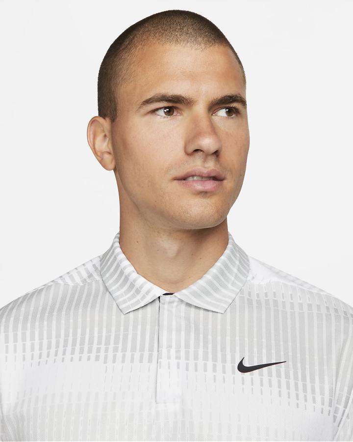 Nike Dri-FIT ADV Tiger Woods Golf Muške Polo Majice Bijele Crne | HR-36417TBNC