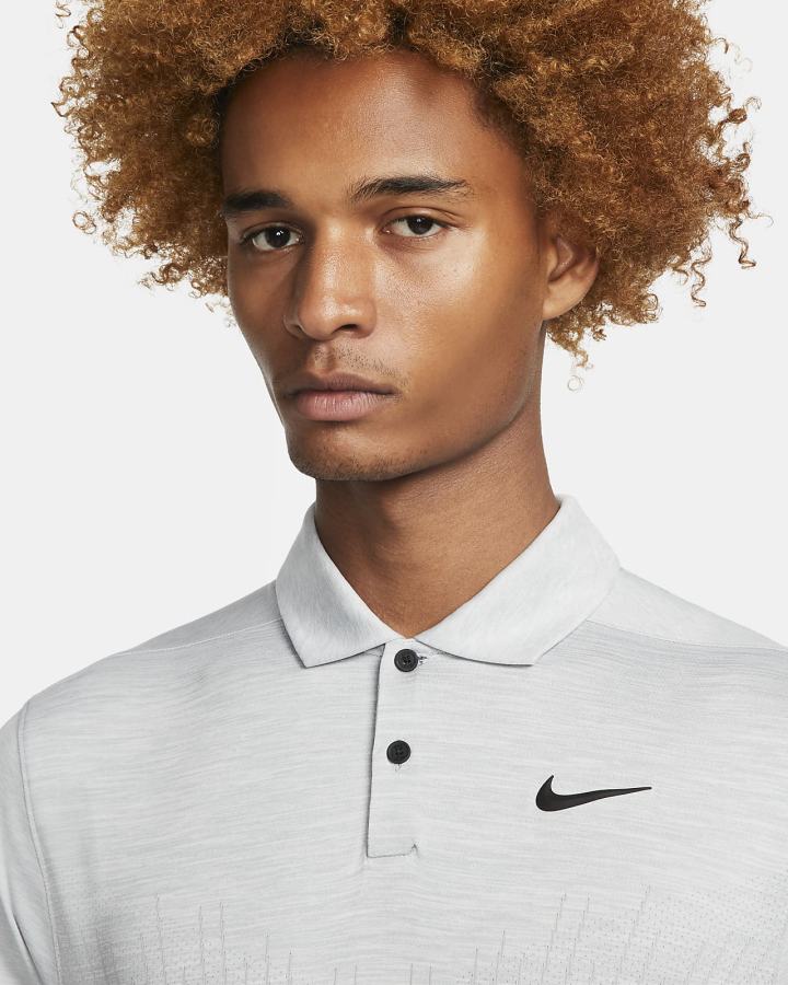 Nike Dri-FIT ADV Vapor Engineered Golf Muške Polo Majice Sive Bijele Crne | HR-03721WTOE