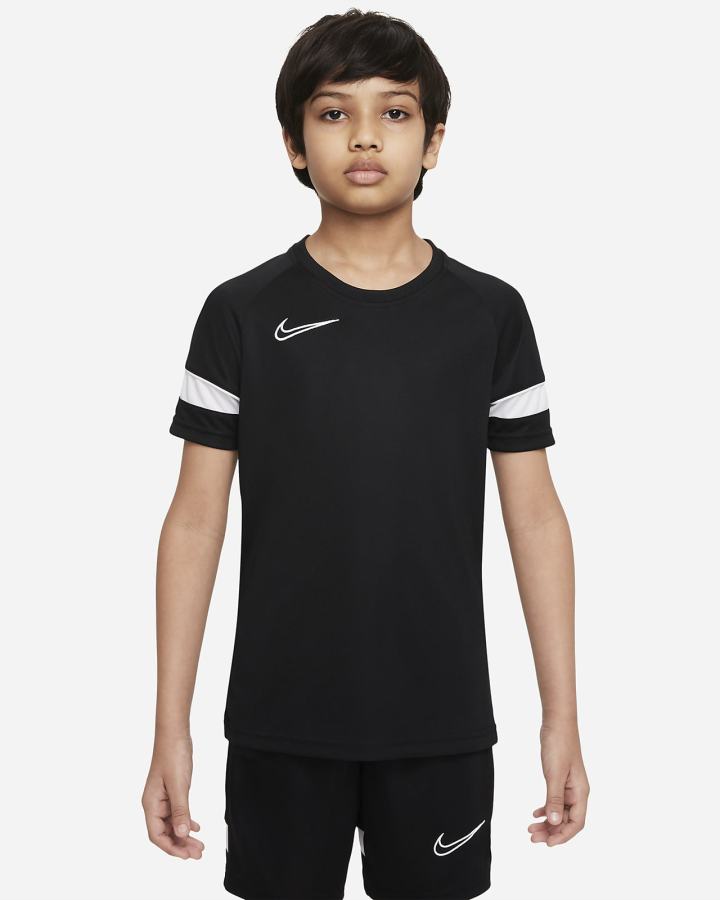 Nike Dri-FIT Academy Kids Short-Sleeve Soccer Top Za Djevojčice Majice Obsidijanske Bijele Kraljevska Plava Plave | HR-09245JOIC