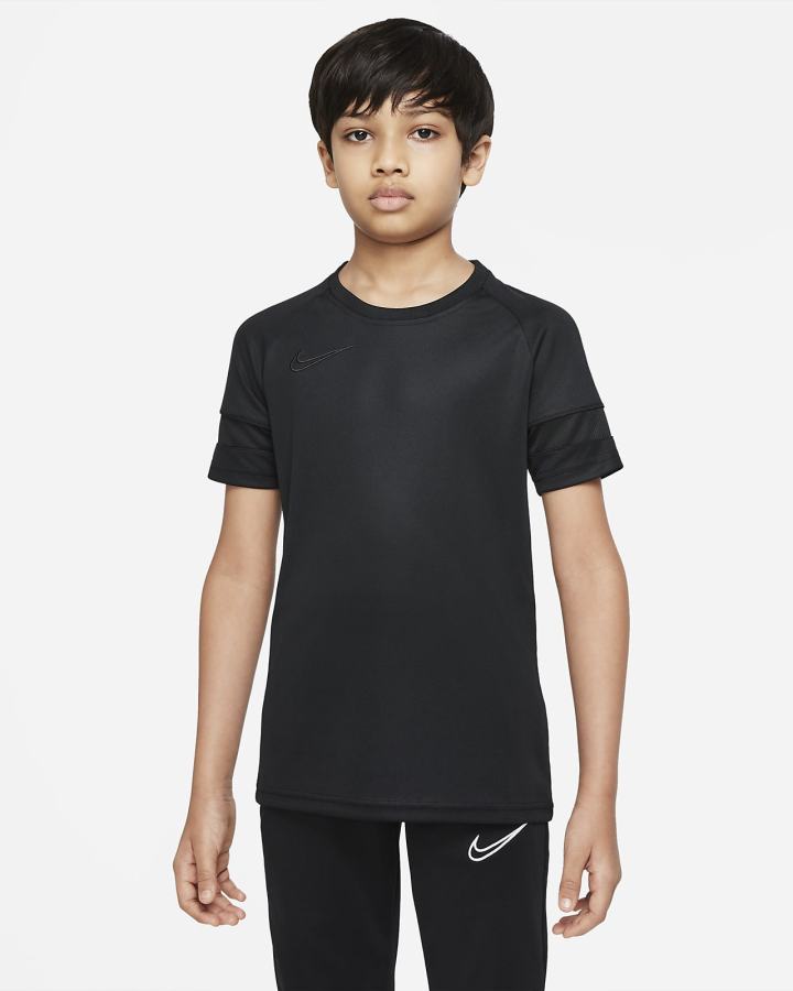 Nike Dri-FIT Academy Kids Short-Sleeve Soccer Top Za Djevojčice Majice Crne | HR-78129VDKR