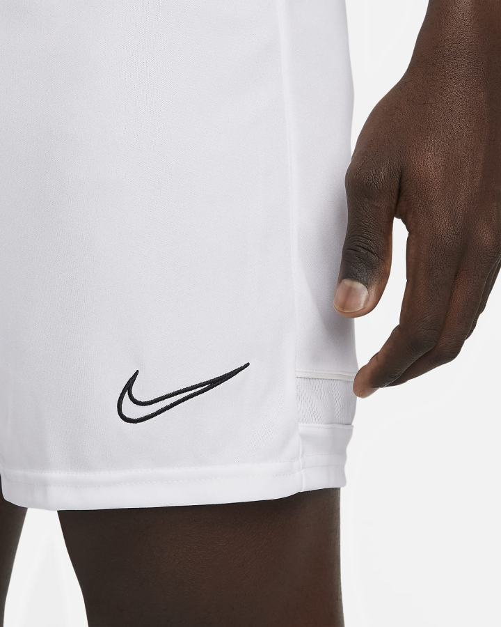 Nike Dri-FIT Academy Knit Soccer Muške Kratke Hlače Bijele Crne | HR-89560NHIG