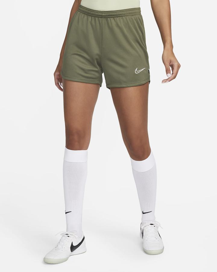 Nike Dri-FIT Academy Knit Soccer Ženske Kratke Hlače Maslinasto Zelene Bijele | HR-04137RCAQ