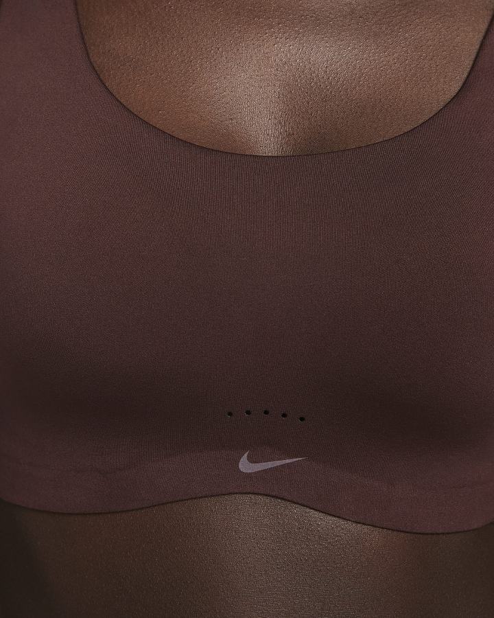 Nike Dri-FIT Alate Coverage Light-Support Podstavljena Ženske Sportski Grudnjak Bijele | HR-80654WORV