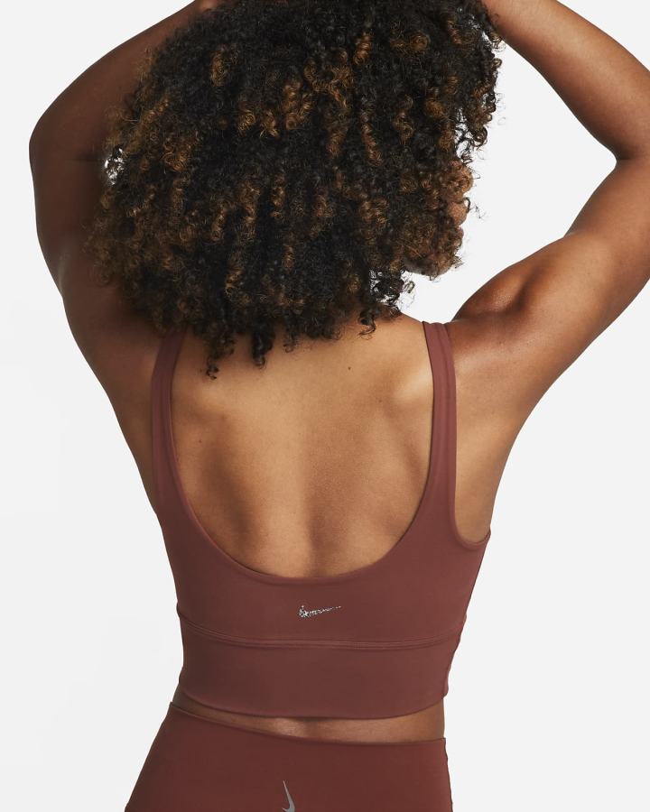 Nike Dri-FIT Alate Solo Light-Support Non-Podstavljena Longline Ženske Sportski Grudnjak Sive | HR-43905LCDJ