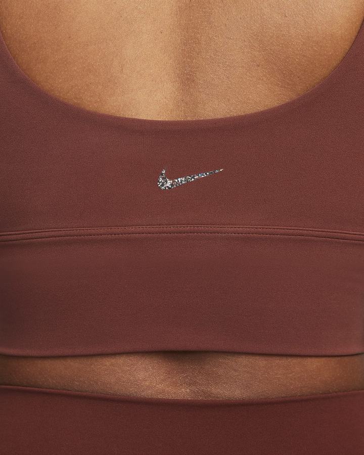 Nike Dri-FIT Alate Solo Light-Support Non-Podstavljena Longline Ženske Sportski Grudnjak Sive | HR-43905LCDJ