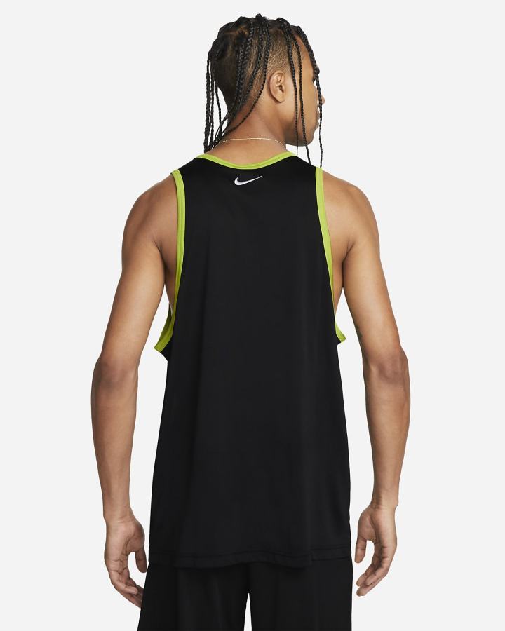 Nike Dri-FIT Basketball Muške Dres Crne Zelene Bijele | HR-01458PYAJ