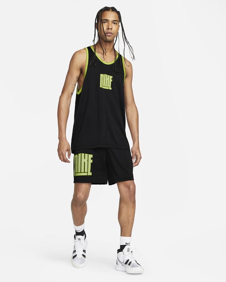 Nike Dri-FIT Basketball Muške Dres Crne Zelene Bijele | HR-01458PYAJ