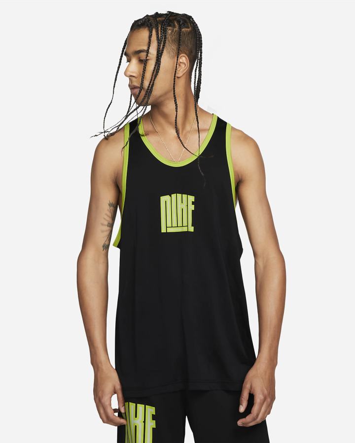 Nike Dri-FIT Basketball Muške Dres Crne Zelene Bijele | HR-01458PYAJ