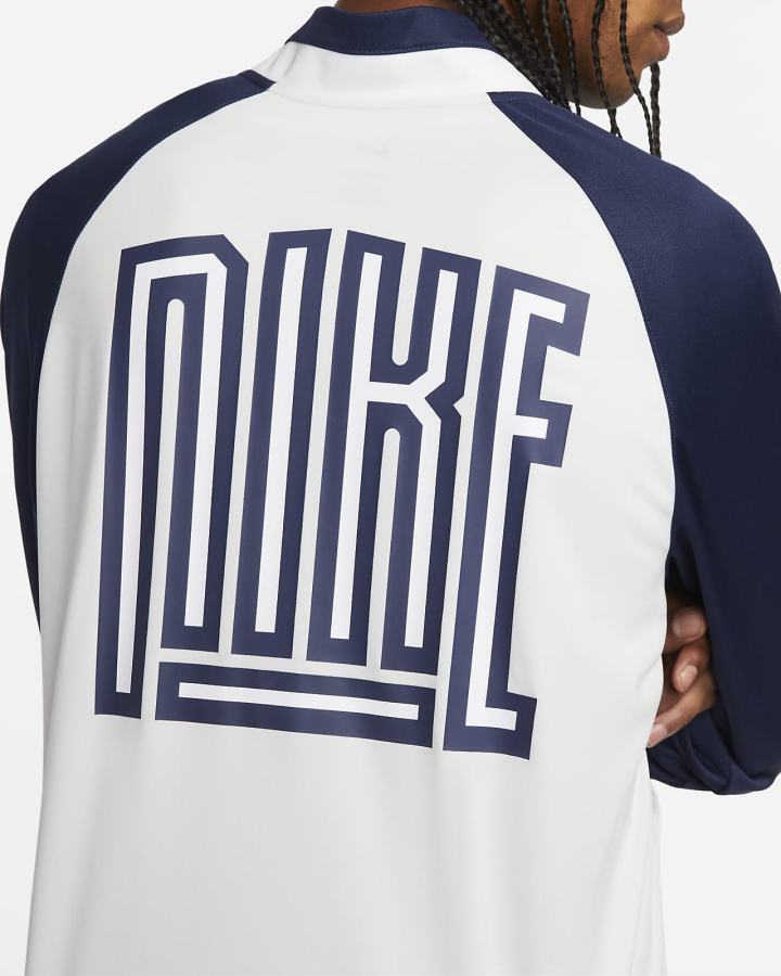 Nike Dri-FIT Basketball Muške Jakne Platine Tamnoplave Bijele Tamnoplave | HR-16834HFXP