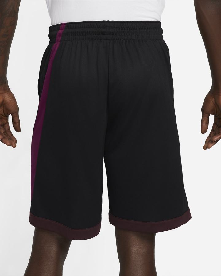 Nike Dri-FIT Basketball Muške Kratke Hlače Crne Bordo | HR-14830ZNPR