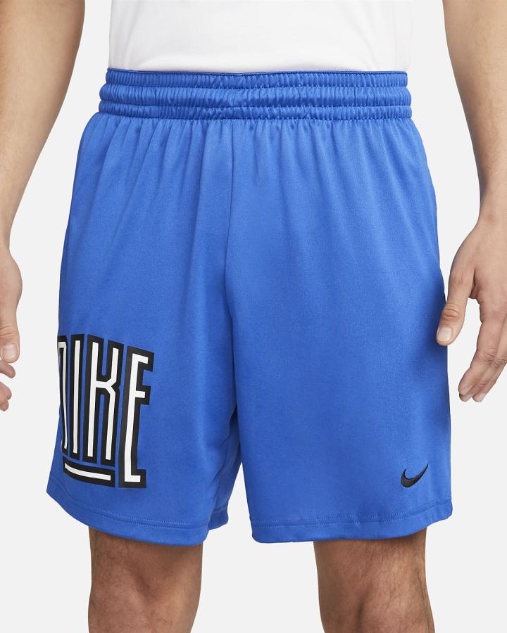 Nike Dri-FIT Basketball Muške Kratke Hlače Kraljevska Plava Bijele Crne | HR-32485IXAV