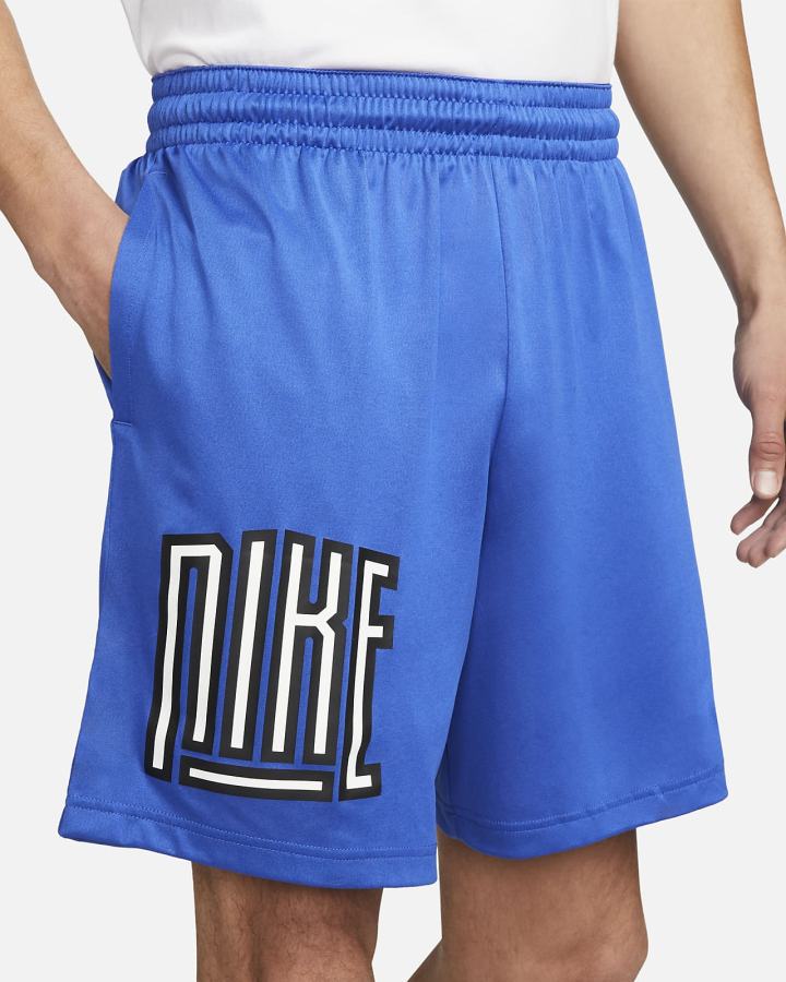 Nike Dri-FIT Basketball Muške Kratke Hlače Kraljevska Plava Bijele Crne | HR-32485IXAV