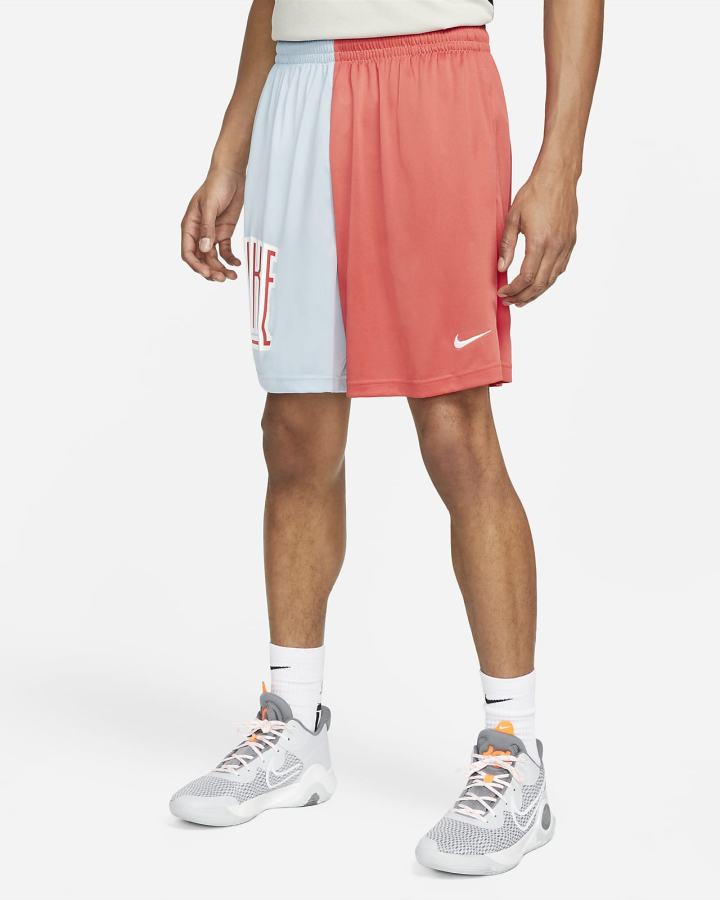 Nike Dri-FIT Basketball Muške Kratke Hlače Plave Crvene Bijele | HR-83906DBYM