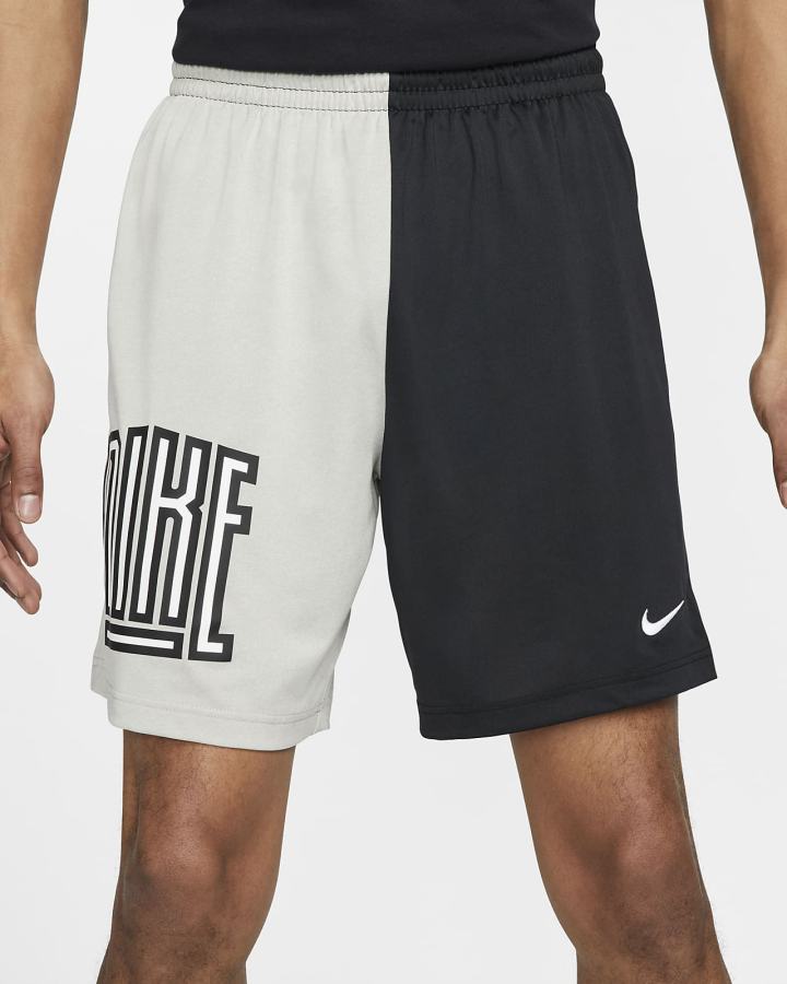 Nike Dri-FIT Basketball Muške Kratke Hlače Sive Crne Bijele | HR-84370YVXU