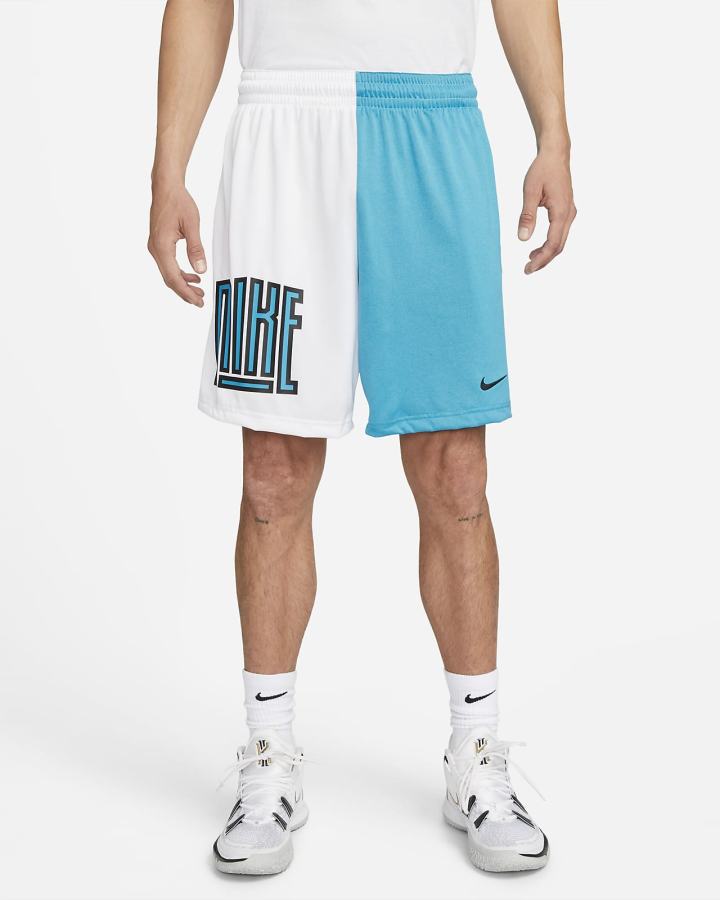 Nike Dri-FIT Basketball Muške Kratke Hlače Bijele Plave Crne | HR-93014UJLM