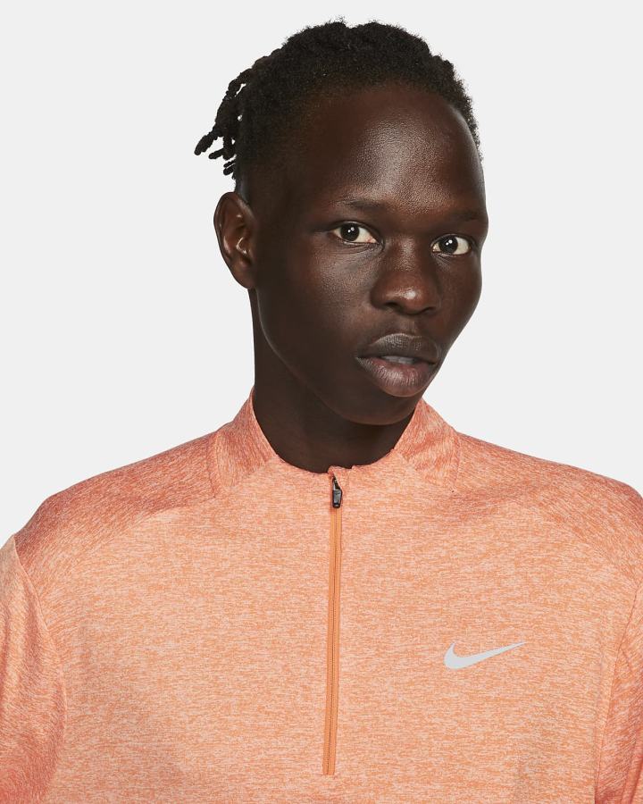 Nike Dri-FIT Element 1/4-Zip Muške Topovi Za Trčanje Narančaste | HR-10695UNSR