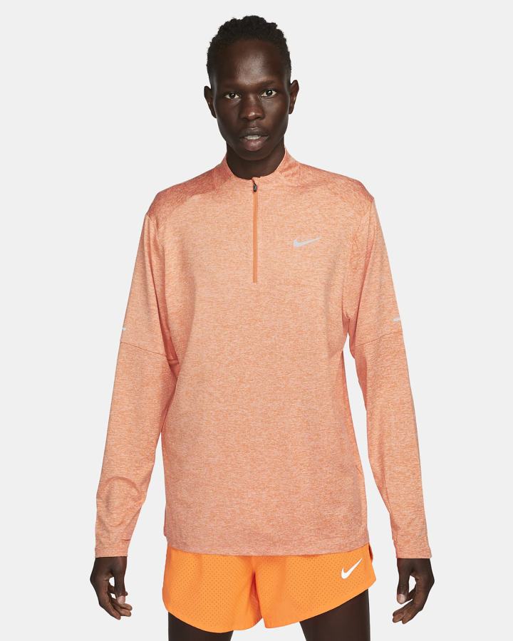 Nike Dri-FIT Element 1/4-Zip Muške Topovi Za Trčanje Narančaste | HR-10695UNSR