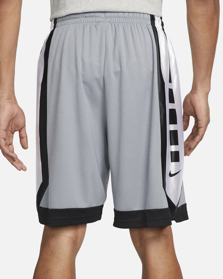 Nike Dri-FIT Elite Basketball Muške Kratke Hlače Sive Crne | HR-19047RPNT