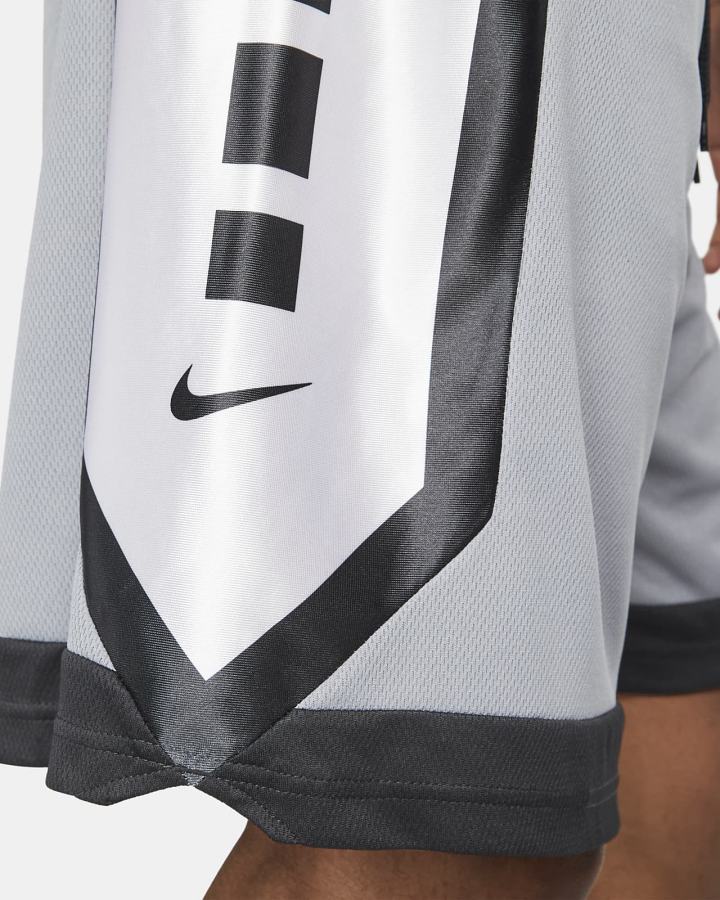 Nike Dri-FIT Elite Basketball Muške Kratke Hlače Sive Crne | HR-19047RPNT