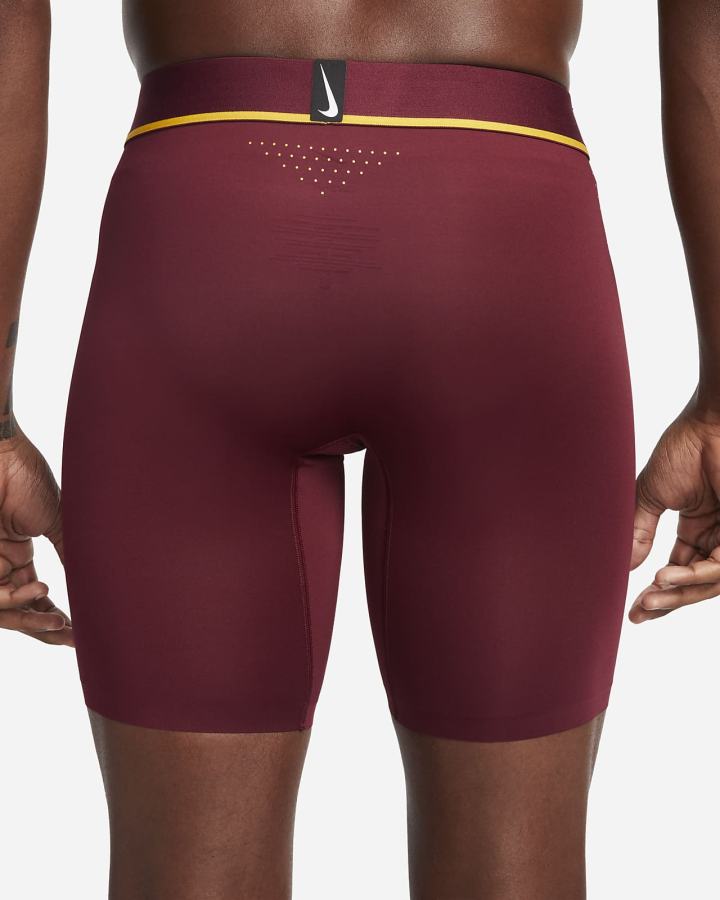 Nike Dri-FIT Elite Micro Long Boxer Brief Muške Donje Rublje Bordo | HR-06251QBCX