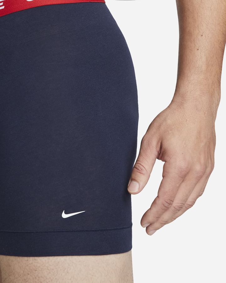 Nike Dri-FIT Essential Cotton Stretch Boxer Briefs (3-Pack) Muške Donje Rublje Obsidijanske | HR-10928UZLX