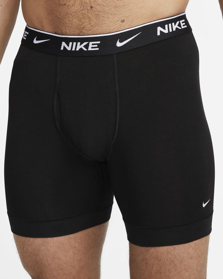 Nike Dri-FIT Essential Cotton Stretch Boxer Briefs (3-Pack) Muške Donje Rublje Crne | HR-17684BSDV