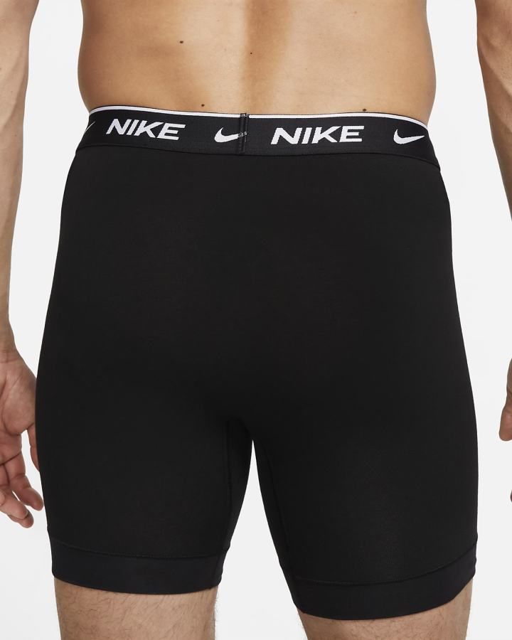 Nike Dri-FIT Essential Cotton Stretch Boxer Briefs (3-Pack) Muške Donje Rublje Crne | HR-17684BSDV