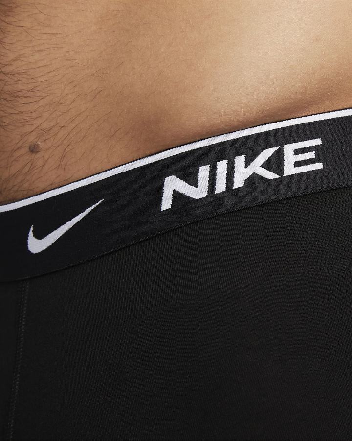 Nike Dri-FIT Essential Cotton Stretch Boxer Briefs (3-Pack) Muške Donje Rublje Crne | HR-17684BSDV