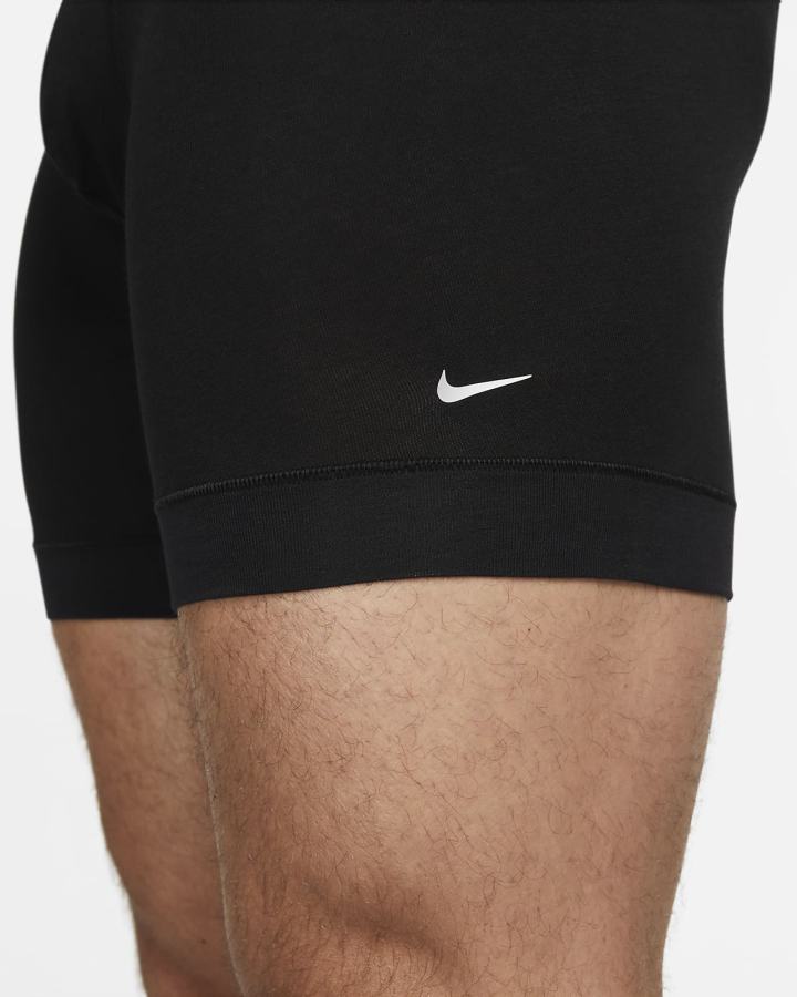 Nike Dri-FIT Essential Cotton Stretch Boxer Briefs (3-Pack) Muške Donje Rublje Crne | HR-17684BSDV