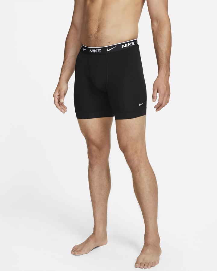 Nike Dri-FIT Essential Cotton Stretch Boxer Briefs (3-Pack) Muške Donje Rublje Crne | HR-17684BSDV