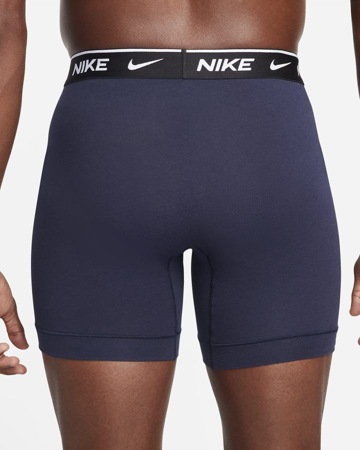 Nike Dri-FIT Essential Cotton Stretch Boxer Briefs (3-Pack) Muške Donje Rublje Plave | HR-97082ZXTM