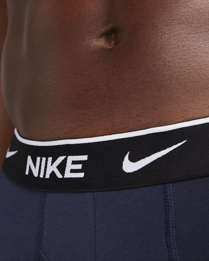 Nike Dri-FIT Essential Cotton Stretch Boxer Briefs (3-Pack) Muške Donje Rublje Plave | HR-97082ZXTM