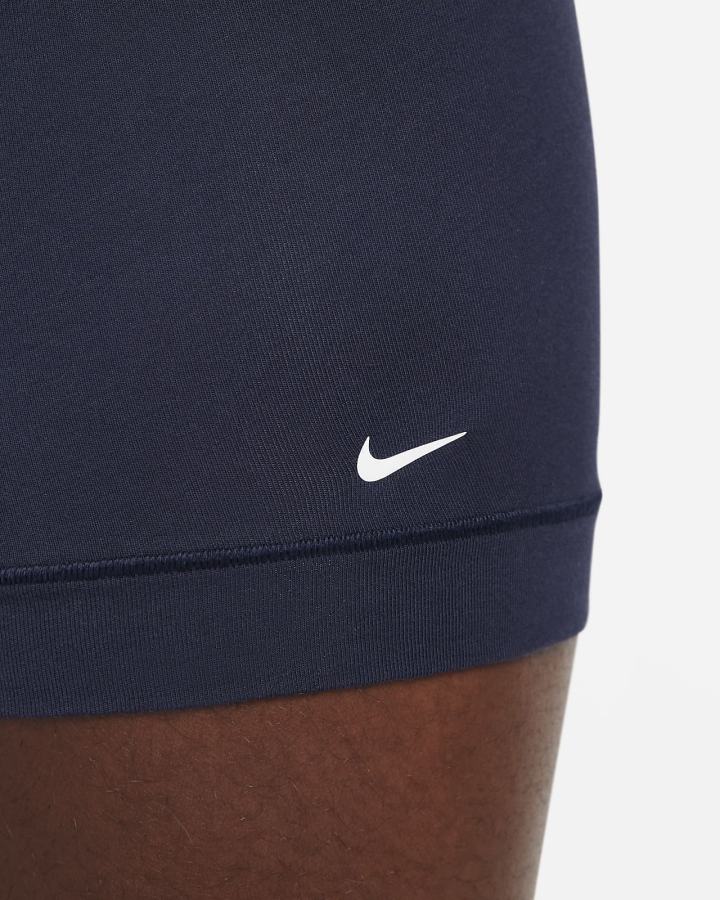 Nike Dri-FIT Essential Cotton Stretch Boxer Briefs (3-Pack) Muške Donje Rublje Plave | HR-97082ZXTM