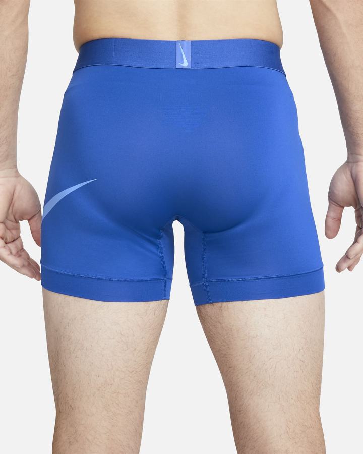 Nike Dri-FIT Essential Micro Boxer Briefs Muške Donje Rublje Plave | HR-97286FWDO