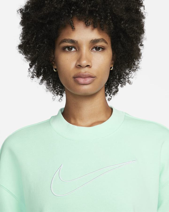 Nike Dri-FIT Get Fit Graficke Crewneck Ženske Dukserice Menta Bijele | HR-91634HDOT