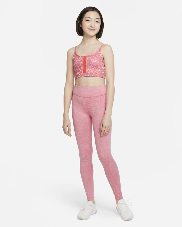 Nike Dri-FIT Indy Icon Clash Kids Za Djevojčice Sportski Grudnjak Roze Plave Narančaste | HR-95876EXZP