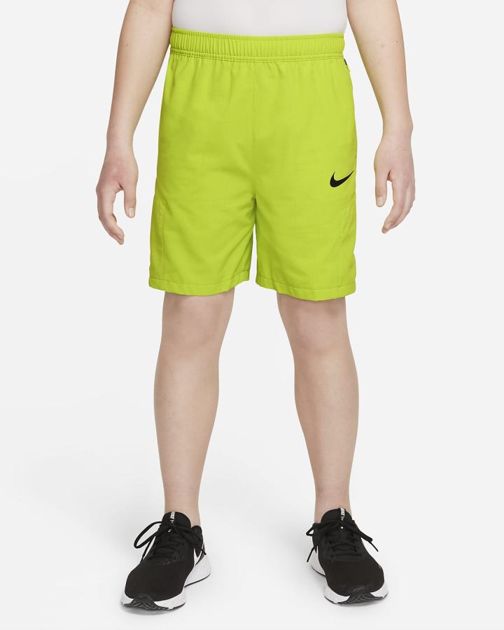 Nike Dri-FIT Instacool Kids Training (Extended Size) Za Dječake Kratke Hlače Zelene Crne | HR-46237TFIZ