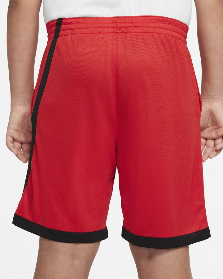 Nike Dri-FIT Kids Basketball Za Dječake Kratke Hlače Crvene Crne | HR-23961RUGA