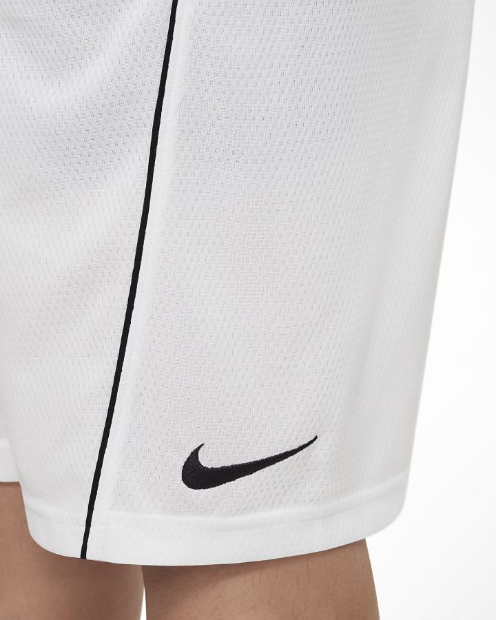 Nike Dri-FIT Kids Basketball Za Dječake Kratke Hlače Bijele Crne | HR-28791AKLY