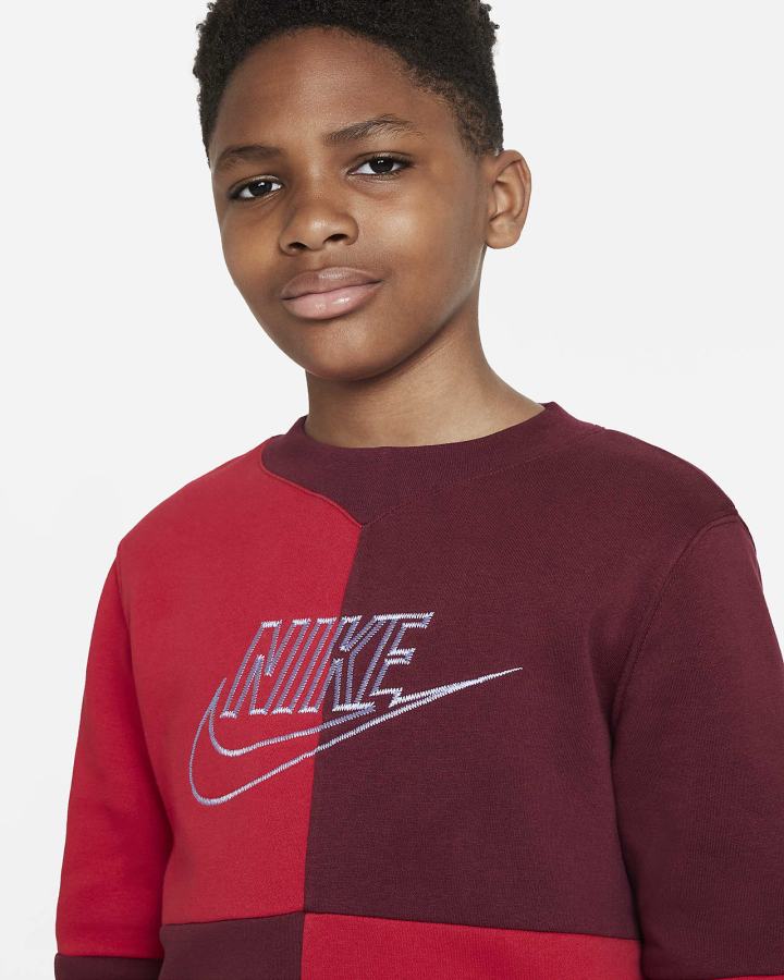 Nike Dri-FIT Kids Long-Sleeve Training Top Za Dječake Košulje Crvene | HR-18547TRCJ