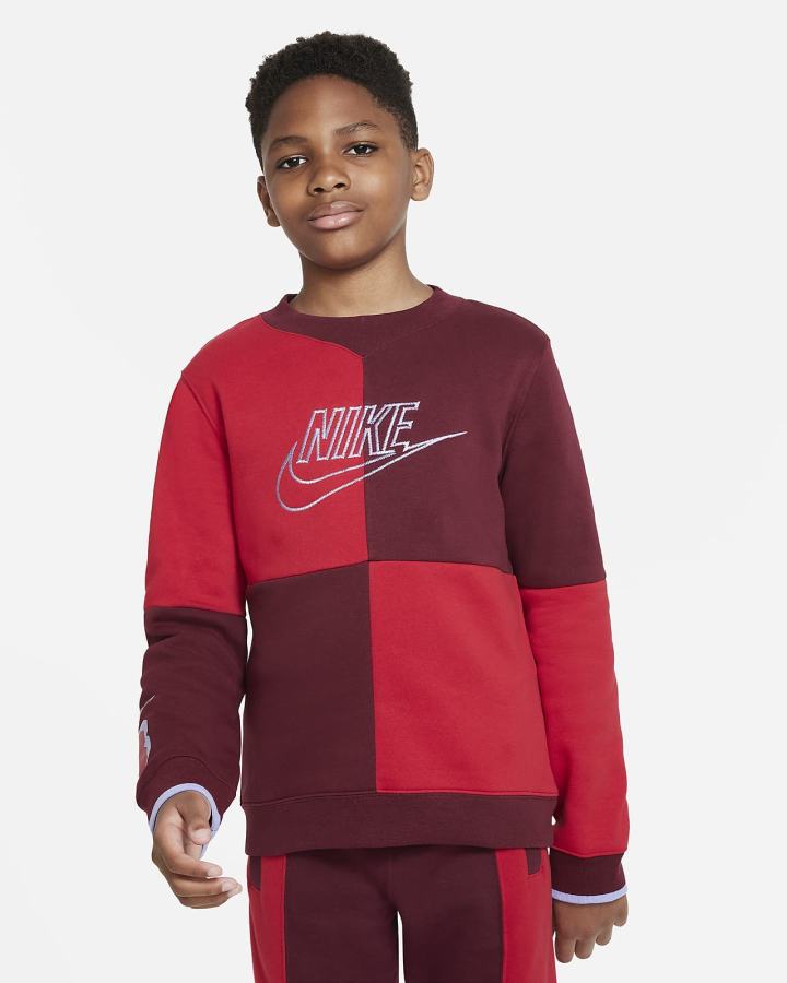 Nike Dri-FIT Kids Long-Sleeve Training Top Za Dječake Košulje Crvene | HR-18547TRCJ