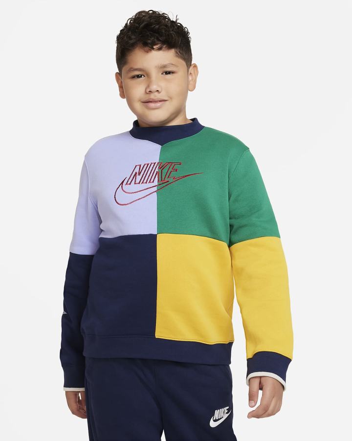 Nike Dri-FIT Kids Long-Sleeve Training Top Za Dječake Košulje Tamnoplave Crvene | HR-75931KVQY