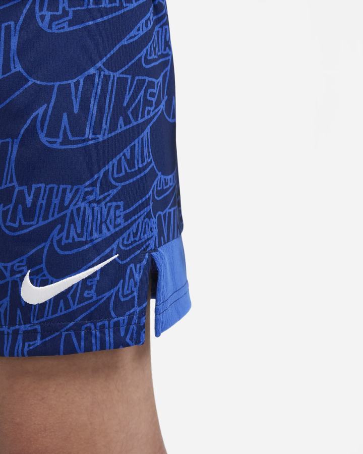 Nike Dri-FIT Kids Printed Training Za Dječake Kratke Hlače Kraljevska Plava Bijele | HR-72568UNJQ